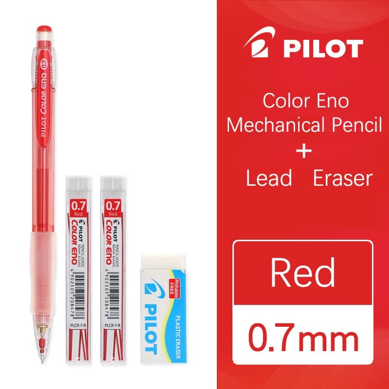 Pilot Color Eno – crayon mécanique pour Scrapbook, recharge de plomb, 0.7mm, pour croquis, Design Manga, papeterie Kawaii, HCR-197