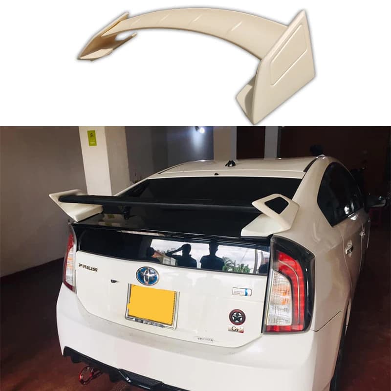 Pour Toyota Prius 2009-2014, aileron de style ROWEN, aileron arrière de fenêtre, aileron de toit arrière, aile, couleur personnalisable