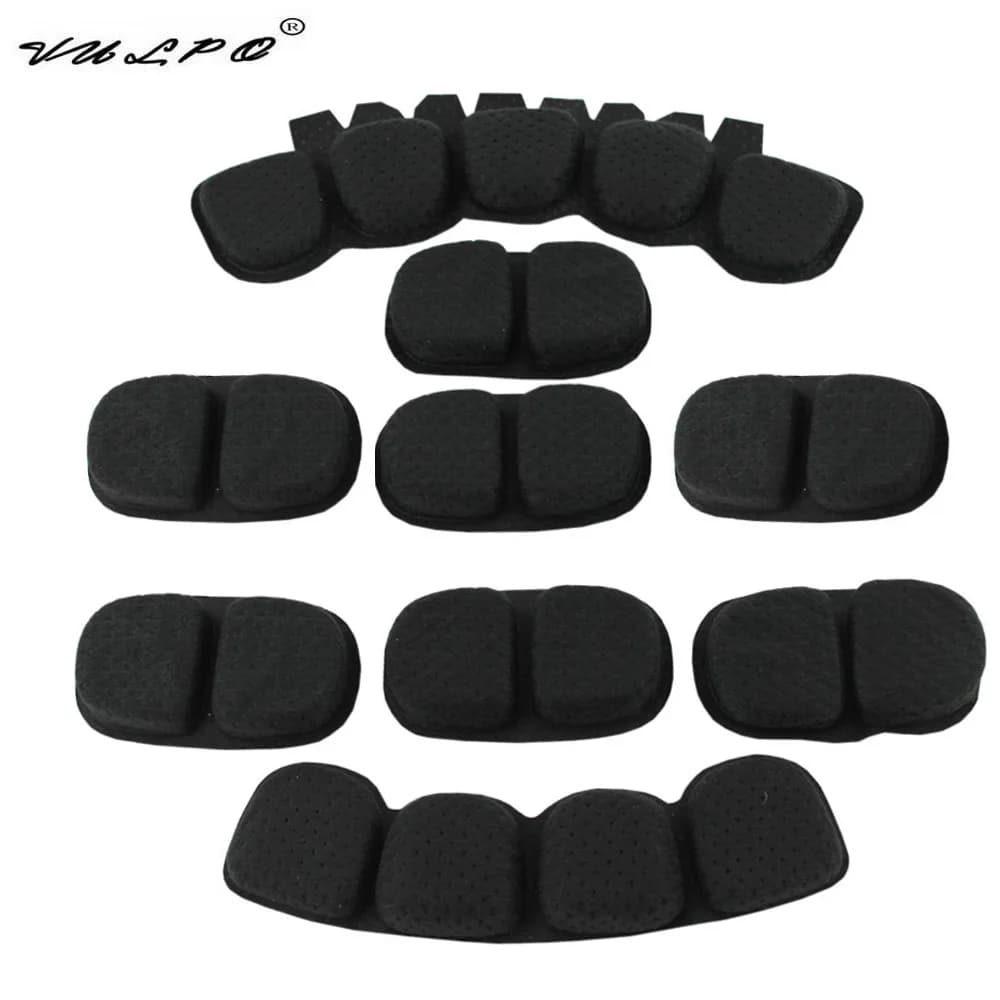 Coussin de protection en mousse de remplacement pour casque, Version améliorée, coussin en mousse à mémoire de forme, accessoires de casque tactique pour Sports de plein air