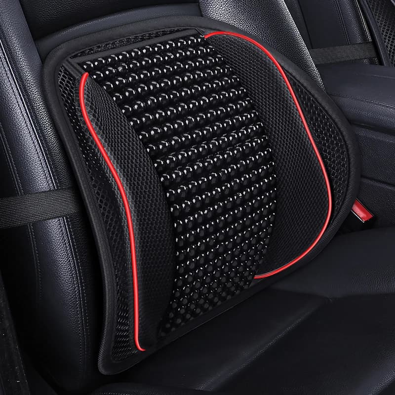 Coussin de soutien lombaire universel pour voiture, chaise de Massage, coussin de taille en maille, coussin ventilé pour voiture, bureau, maison
