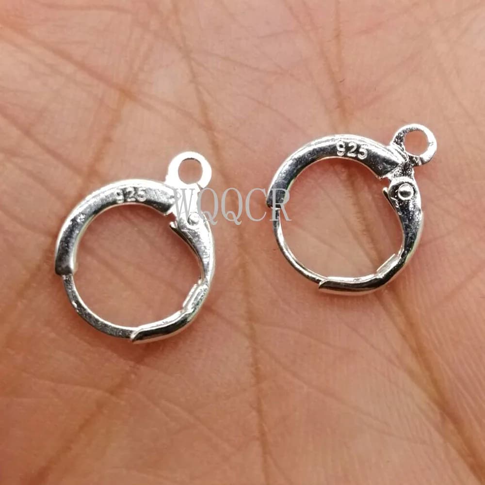 20/50 pièces offre spéciale 925 en argent Sterling lettrage boucle d'oreille crochet fils d'oreille femme bijoux levier arrière bricolage fabrication d'accessoires résultats