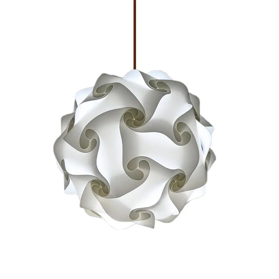 Moderne créatif IQ bricolage Puzzle lumière nordique suspension abat-jour décoration lustre suspendu éclairage accessoires pour la maison