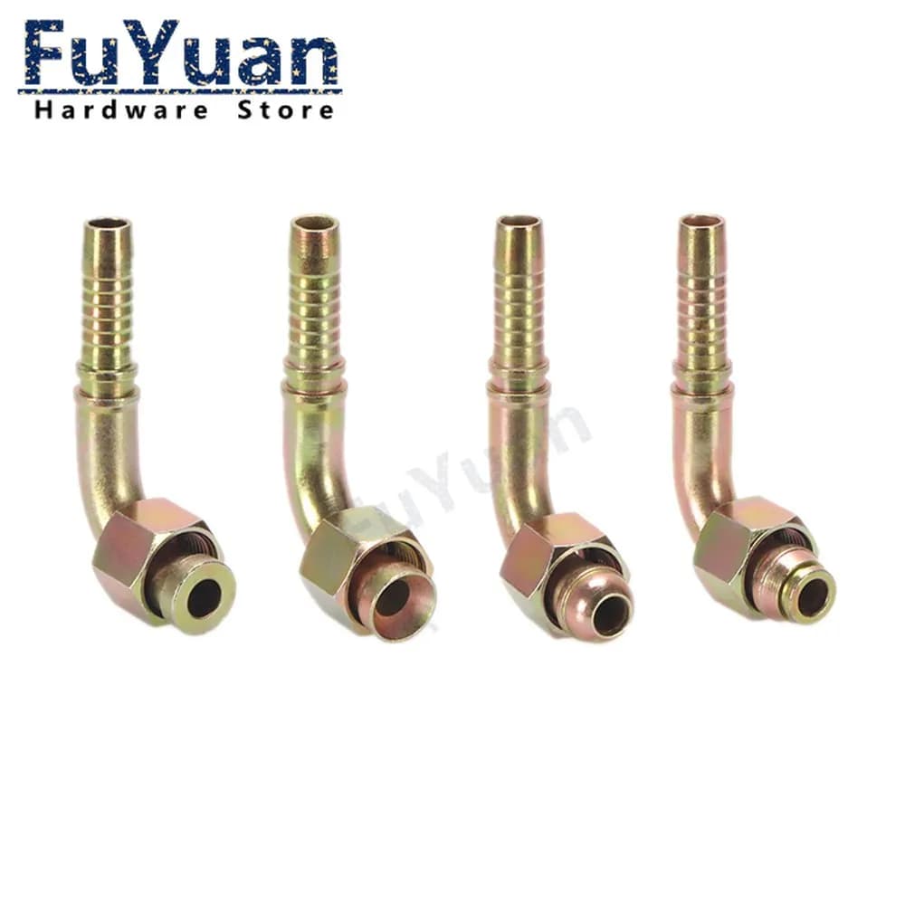 Joint hydraulique de tuyau à haute pression MeaccelererM12-M36 au tuyau 6mm-19mm Connecteur de raccord de tube barbelé 1pcs