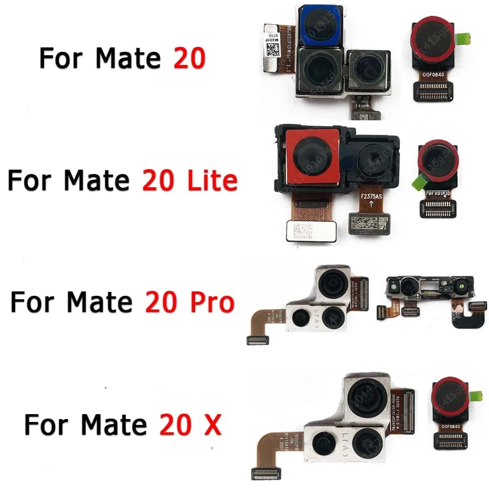 Caméra avant arrière pour Huawei Mate 20 Pro Mate20 Lite X 20X, Module de caméra flexible pour Selfie, pièces de rechange