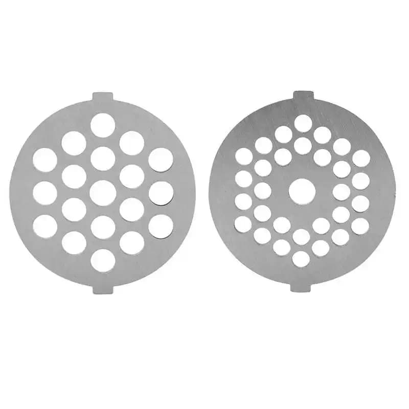 Hachoir à viande de cuisine avec lame, broyeur, plaque, disque, couteau, meulage, pièces de rechange, accessoires, trou de 5mm, 7mm