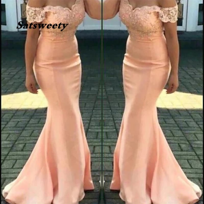 Robe de Demoiselle d'Honneur en Satin artificiel astique pour Femme, Personnalisée, Existe en Grande Taille