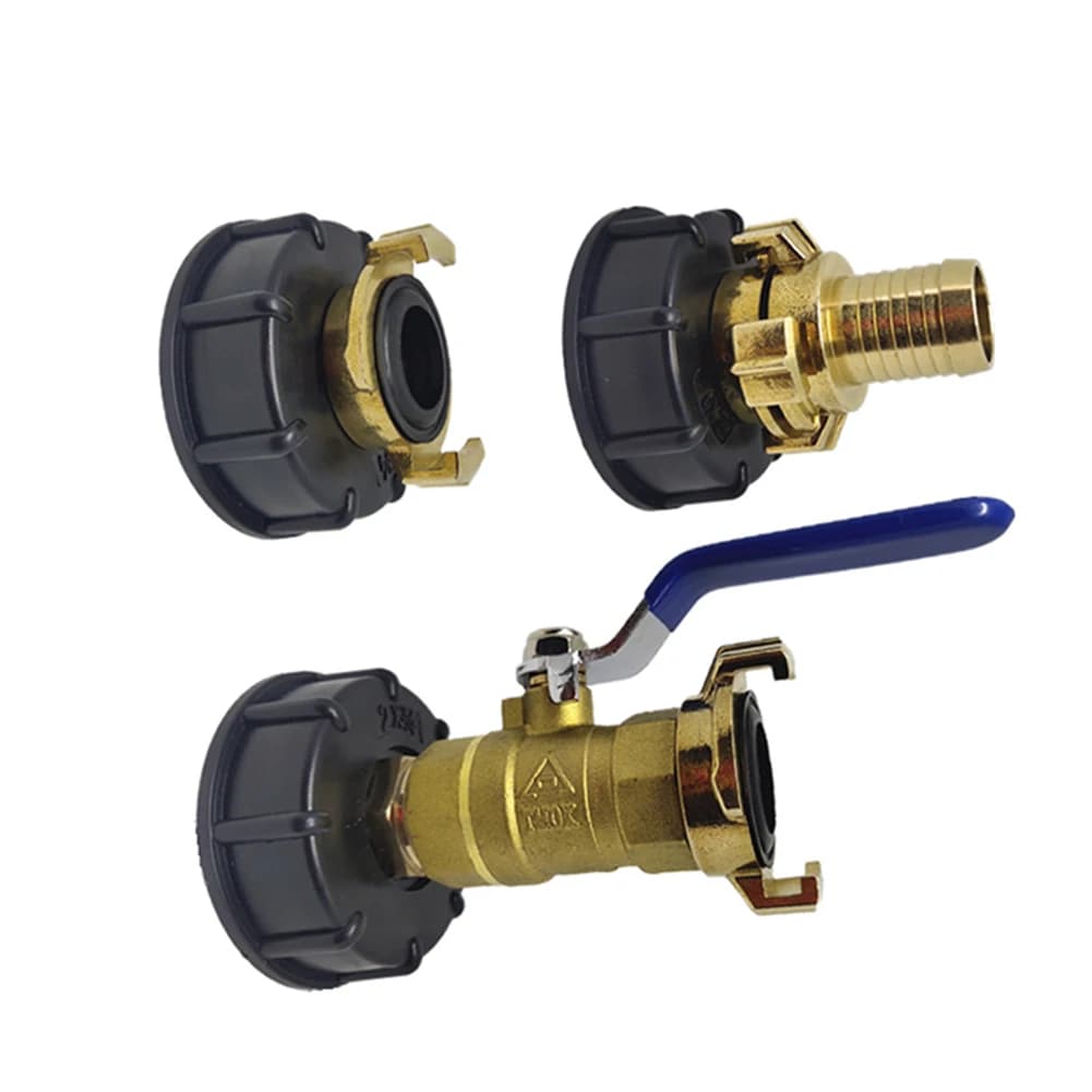 Connecteur IBC T-CFIA S60 X 6, fil optique, accessoires T-CFIA, tête Geka, famille T-CFIA, connecteur d'eau de jardin