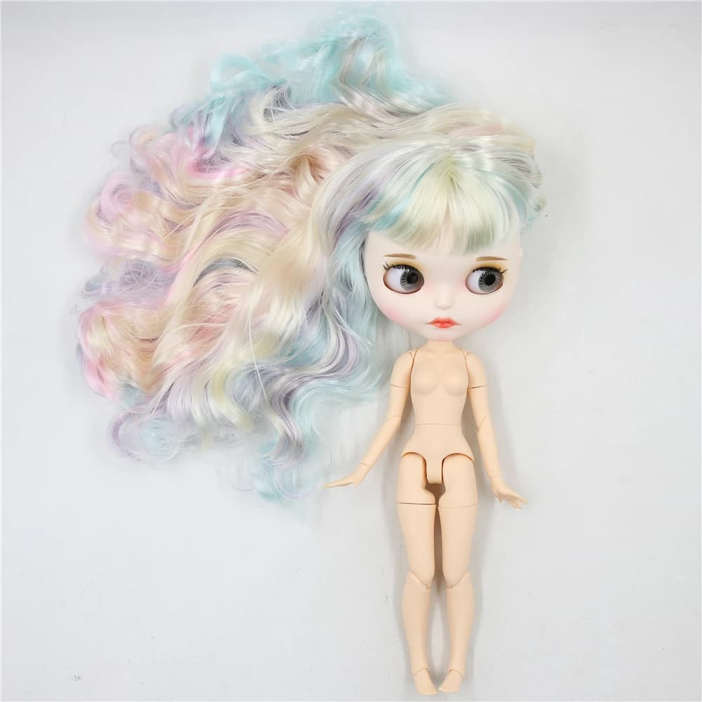 ICY DBS Blyth – poupée articulée, 30CM, peau foncée, brillante, bleue, blanche, mate, multicolore, jouet animé, 1/6