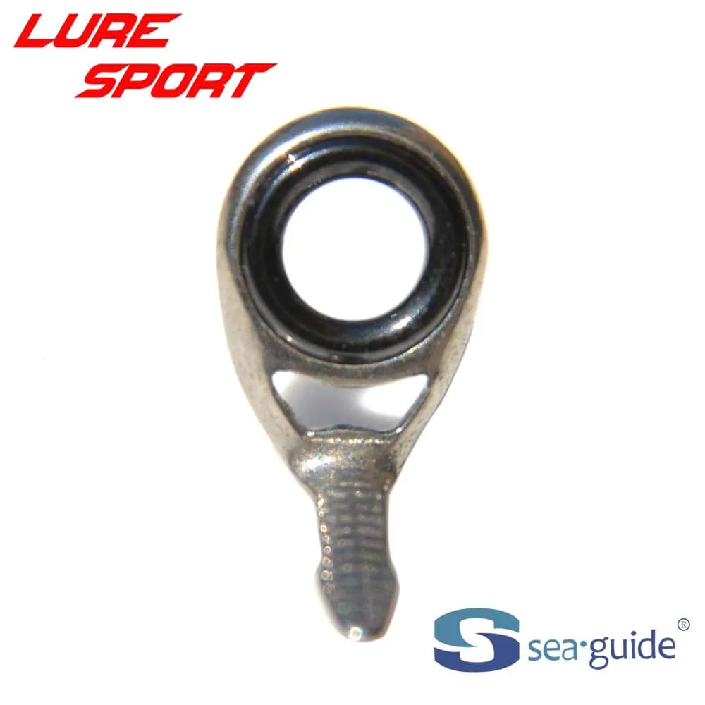 SeaGuide, jeu de 8 anneaux de guidage SXOLSG-N SXOLSG-W, cadre en acier inoxydable, anneau de guidage LS, composant pour la fabrication de cannes à pêche, accessoire de réparation et de bricolage.