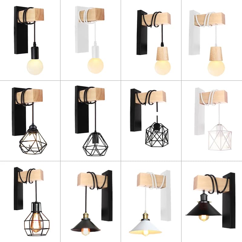 Luminaire mural suspendu artistique en métal et fer, décoration pour chevet, chambre à coucher, salon, Restaurant, Bar