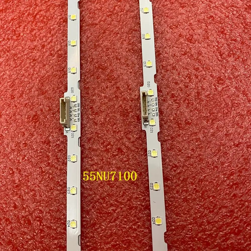 Rétro-éclairage LED pour Samsung UE55NU7175 UN55NU7100G UE55NU7026 UE55NU7026K UE55NU7300 UE55NU7400 UE55NU7120K UE55NU7099 UE55NU7379