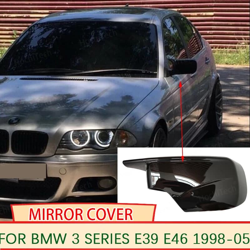 Couvercle de rétroviseur latéral de porte latérale de voiture, pour BMW E46 316i 318i 318d 320d 320i 323i 325i 328i 330d 330i 330xi 1998 – 2005 ABS