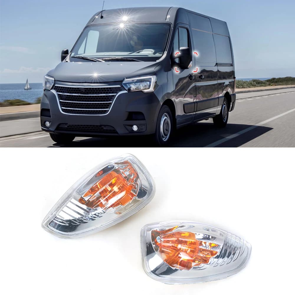 Clignotant de Rétroviseur Latéral de Voiture Sans Ampoule, pour Renault Master SachOpel Movano Nissan NV400 2010-2018