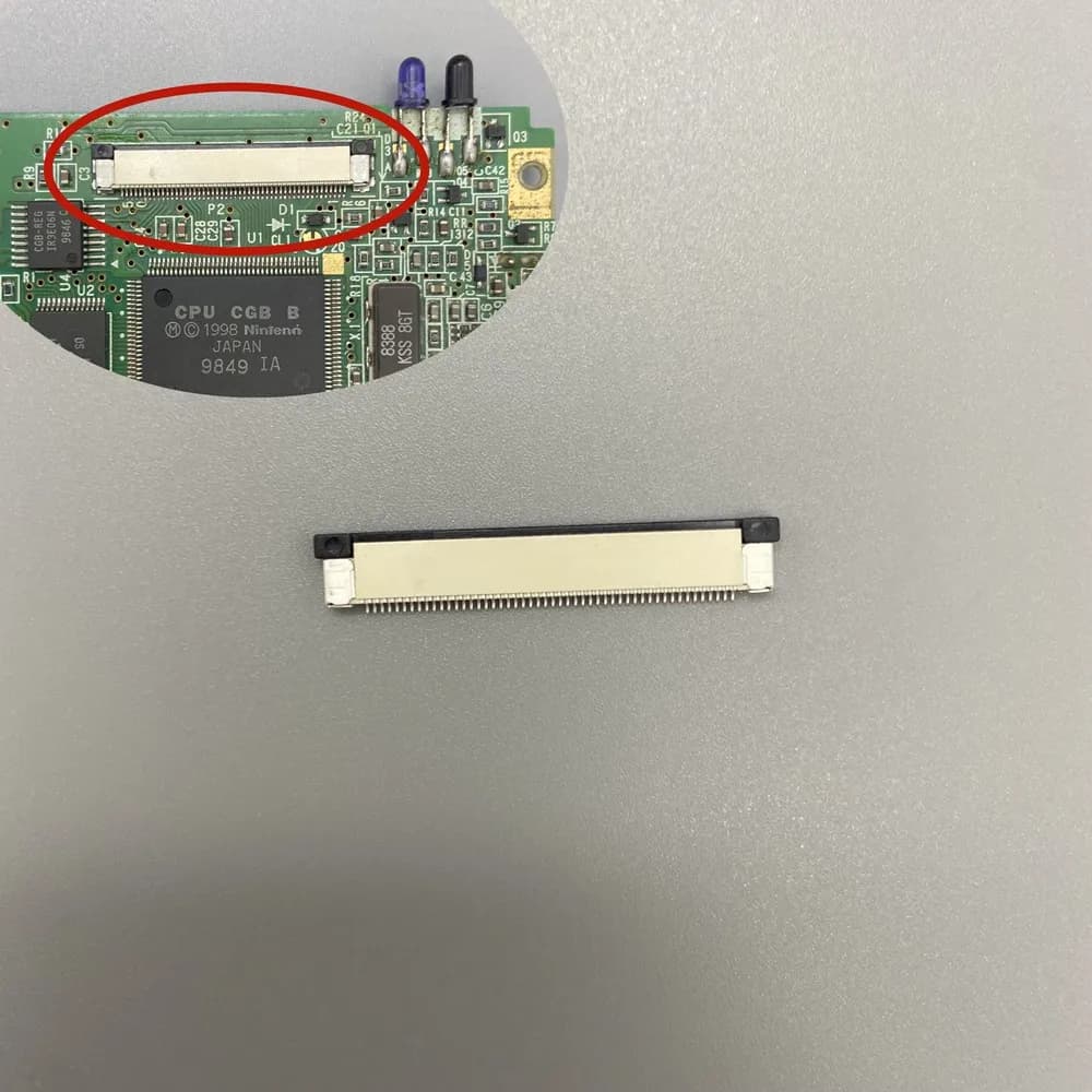 Support de câble d'écran LCD pour Gameboy COLOR GBC