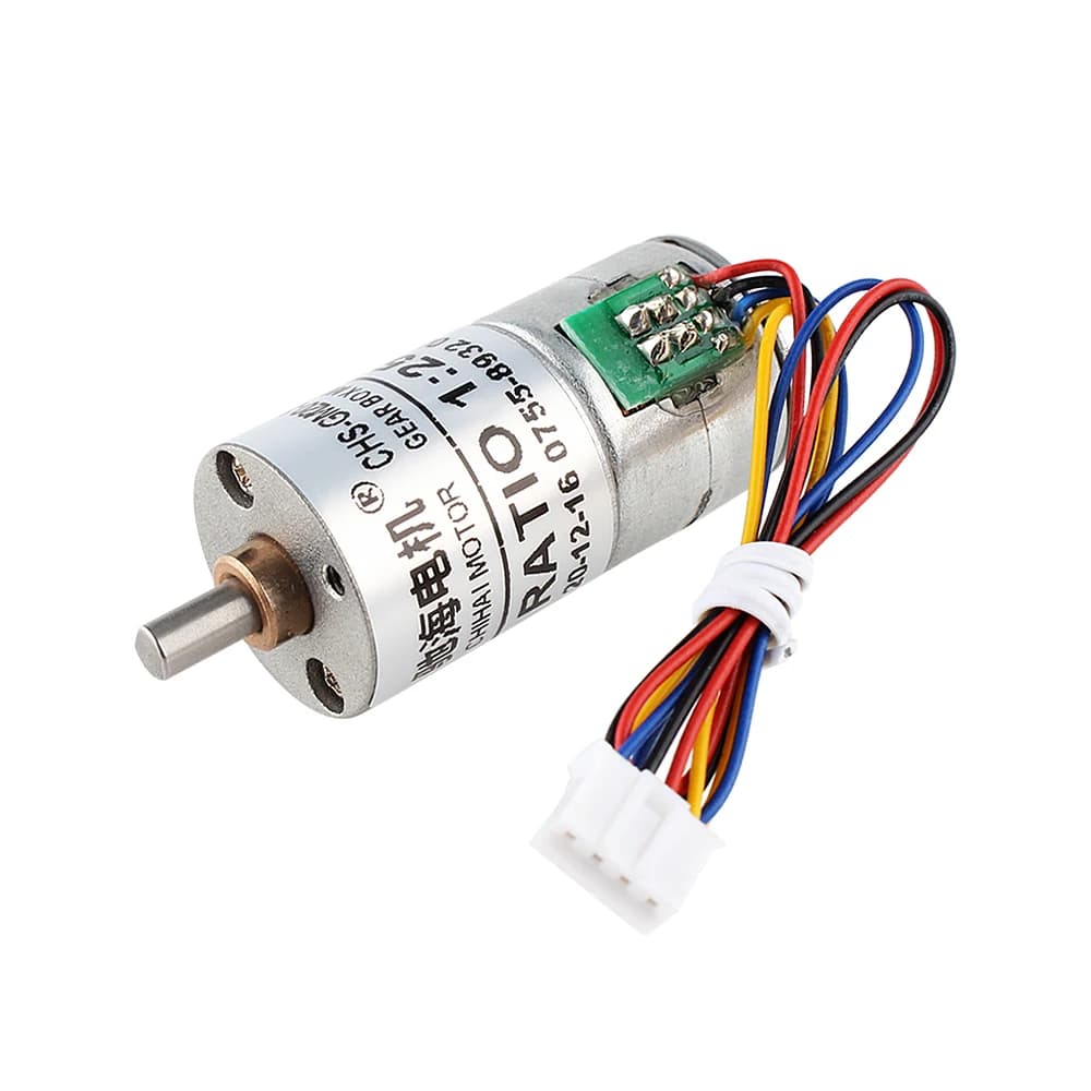 Moteur pas à pas miniature Chihai Motor CHS-GM20BY 20 mm avec réducteur, rapport 250/312/488, pour caméra