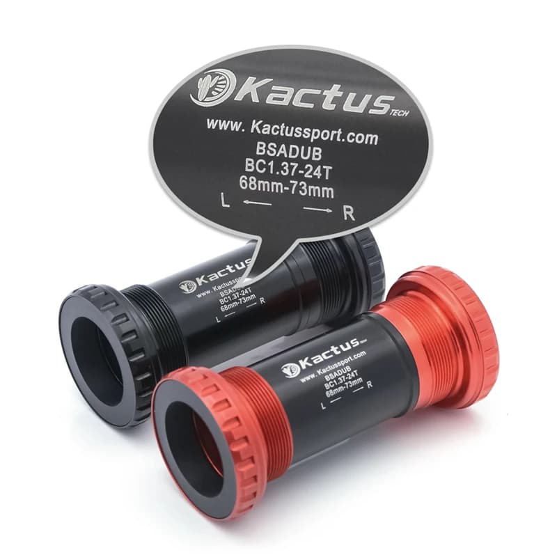 KACTUS BSA DUB Boîtier de pédalier de vélo en céramique 68-73MM compatible avec les manivelles SRAM DUB, pièces de rechange pour VTT et vélos de route