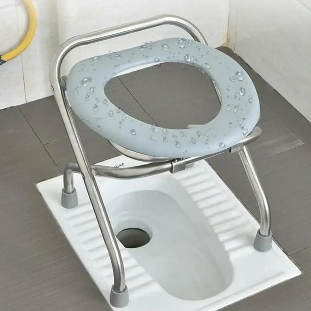Chaise de toilette portable, pot, confortable, parfait pour le camping, la randonnée, les voyages