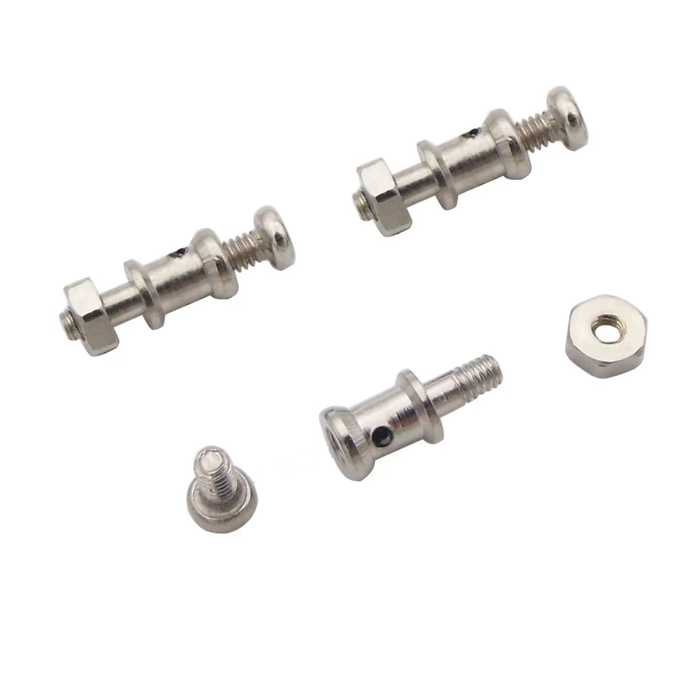 Bouchon de biellette de biellette de poussée 1.2mm, adaptateur de connexion d'extrémité de biellette pour modèle d'avion RC KT Fix Wing Toy, 10 pièces
