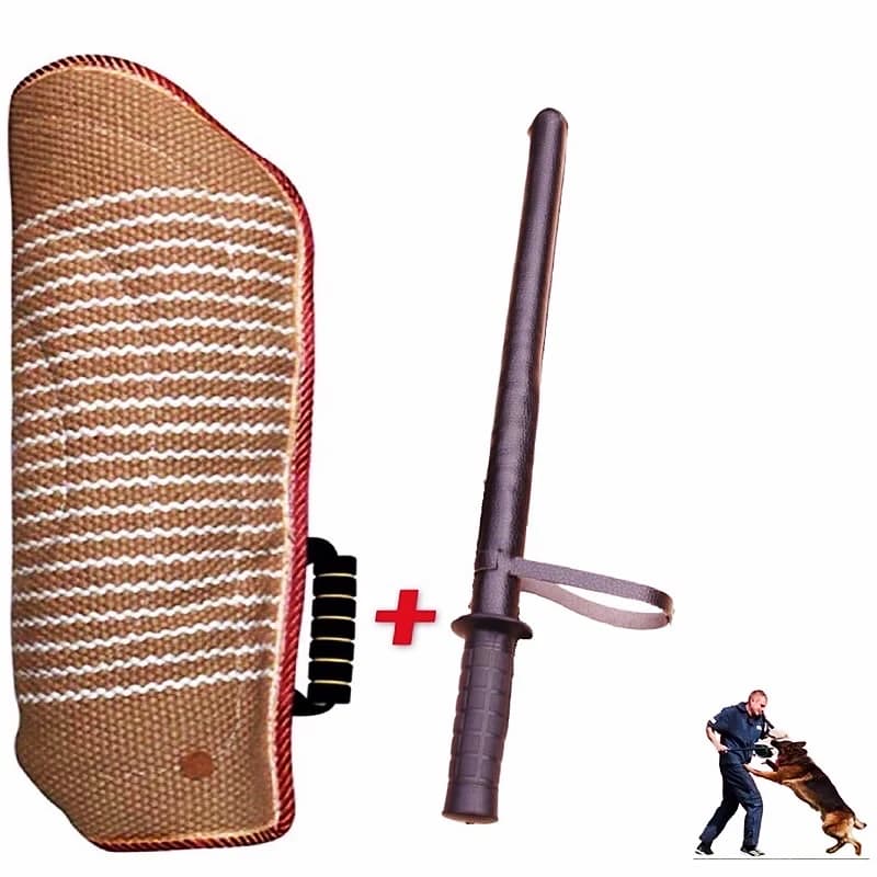 Manchons de morsure de chien épais en Jute, bâton de morsure, chien de garde, fournitures d'entraînement pour chien de Police, produits pour animaux de compagnie, berger allemand, Malinois belge
