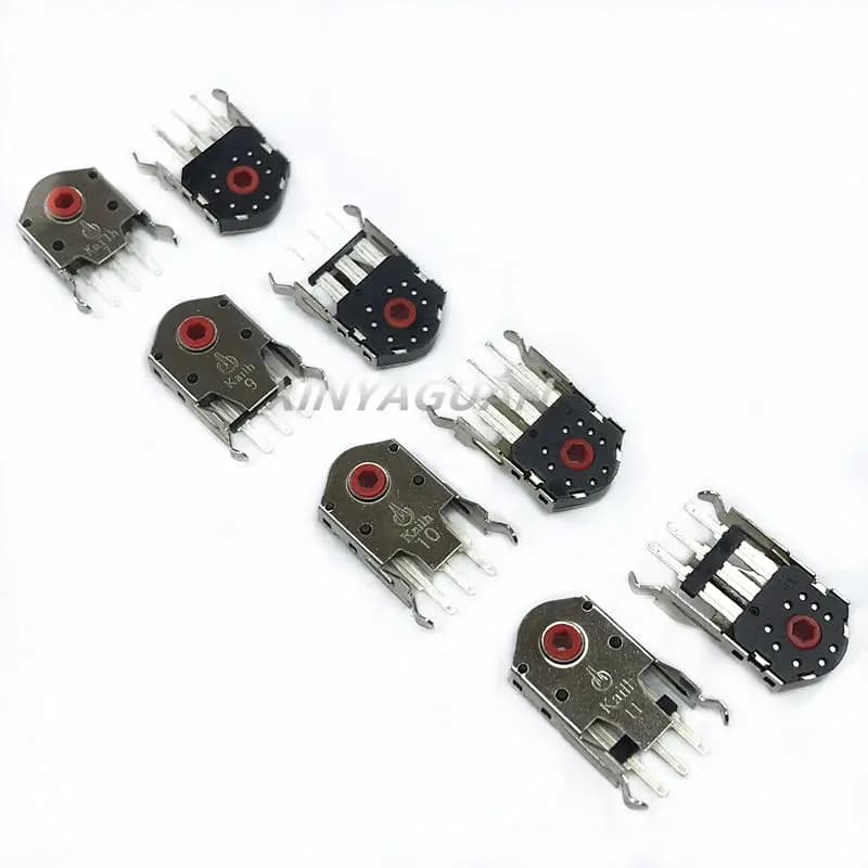 Kailh – interrupteur d'encodeur de roue à rouleau, nouvelle édition originale, 2 pièces, décodeur à noyau rouge 5mm/7mm/8mm/9mm/10mm/11mm, livraison gratuite