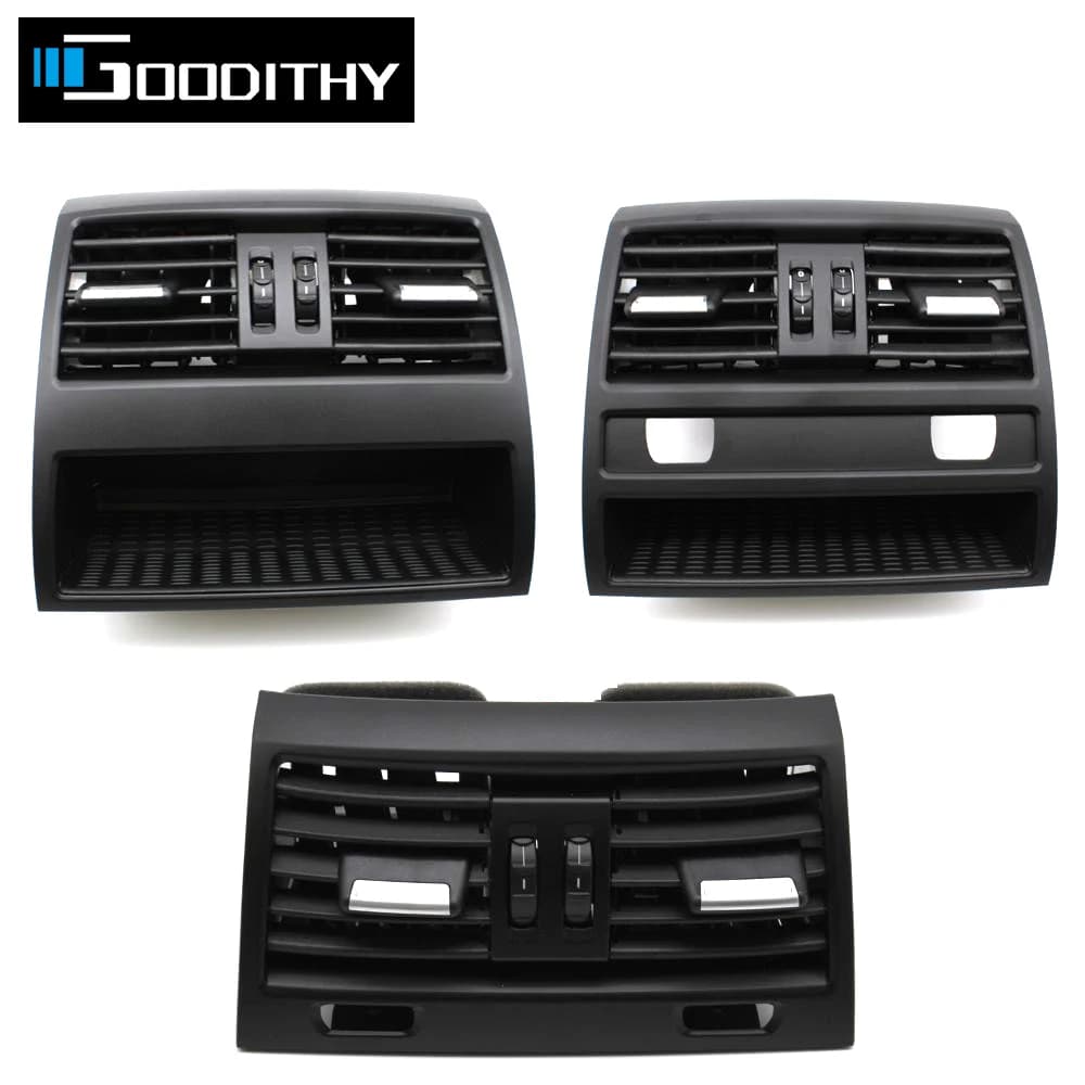 Ensemble de calandre de sortie de ventilation de climatisation fraîche arrière, pour BMW série 5 F10 F11 F18 520i 523i 525i 528i 535i 64229172167
