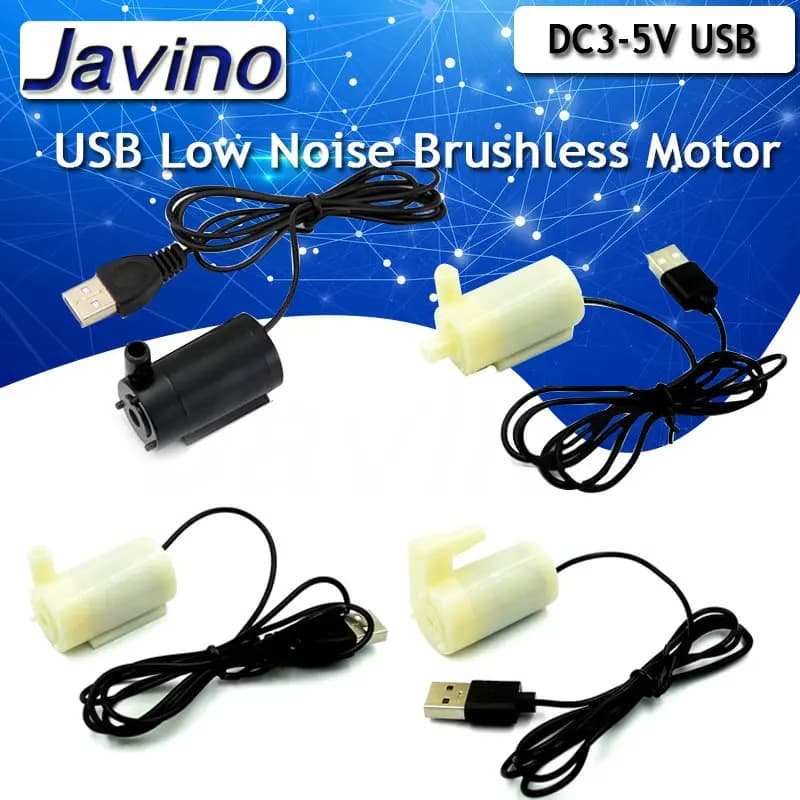 Mini pompe à eau micro Pump120L/H de moteur sans brosse à faible bruit d'USB de DC3-5V pour le kit de bricolage