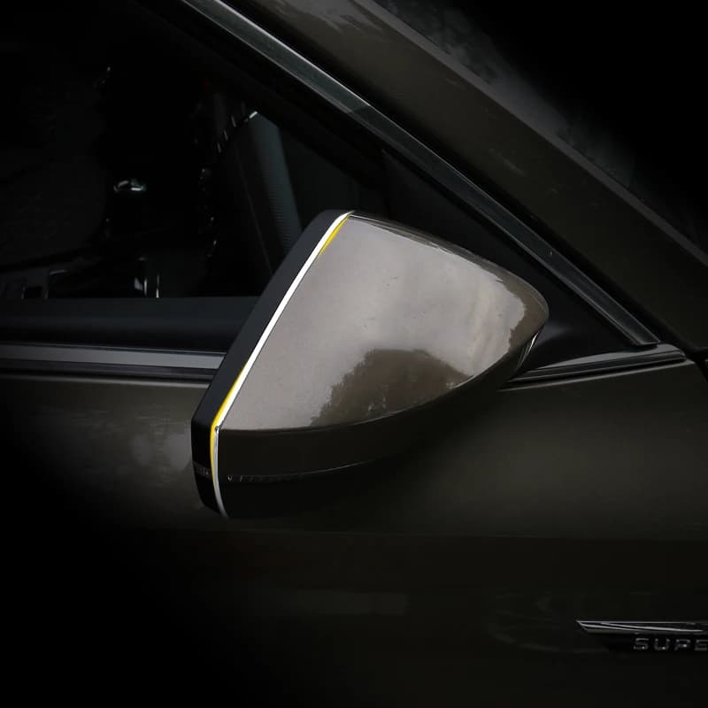 Bande de décoration de rétroviseur automatique, Skoda Octavia, superbe, Kodiaq, rine, Karoq, Spaceback, Kamiq, Yinous, accessoires extérieurs de voiture