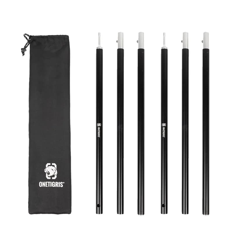 OneTigris – piquets de tente de Camping en plein air, Support de tente en alliage d'aluminium 7075, taille réglable 125cm et 160cm