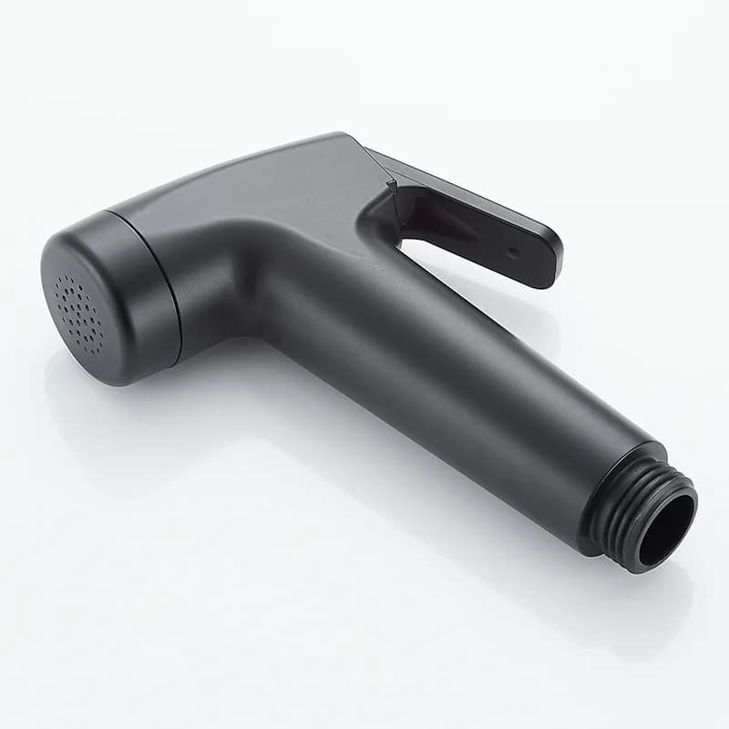 1 pièce, pulvérisateur de bidet portatif en ABS noir, pulvérisateur pour couches de bébé, raccord G1/2.
