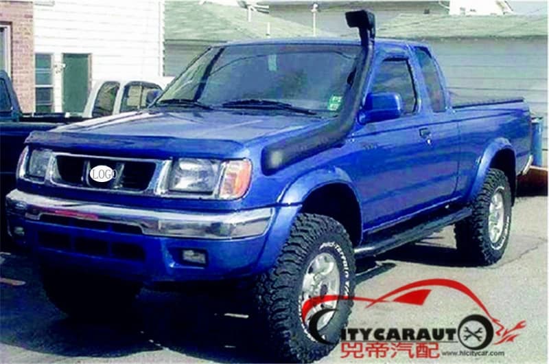 Kit de Snorkel Auto Compatible Nissan Navara D22 Terrano 2, Tuyau d'Admission d'Air en LLDPE, Kit Complet D22 Navara 2001-2006