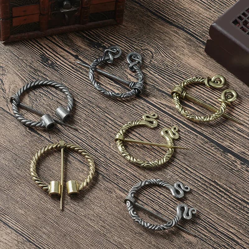 Broche de Style Viking Vintage, bijoux, écharpe, boucle, amulette nordique, accessoires