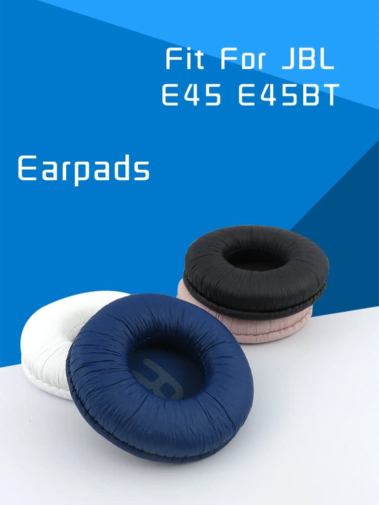Oreillettes en cuir déformable pour téléphone JBL, accessoires de remplacement, coussins d'oreille, sauna, E45, E45BT