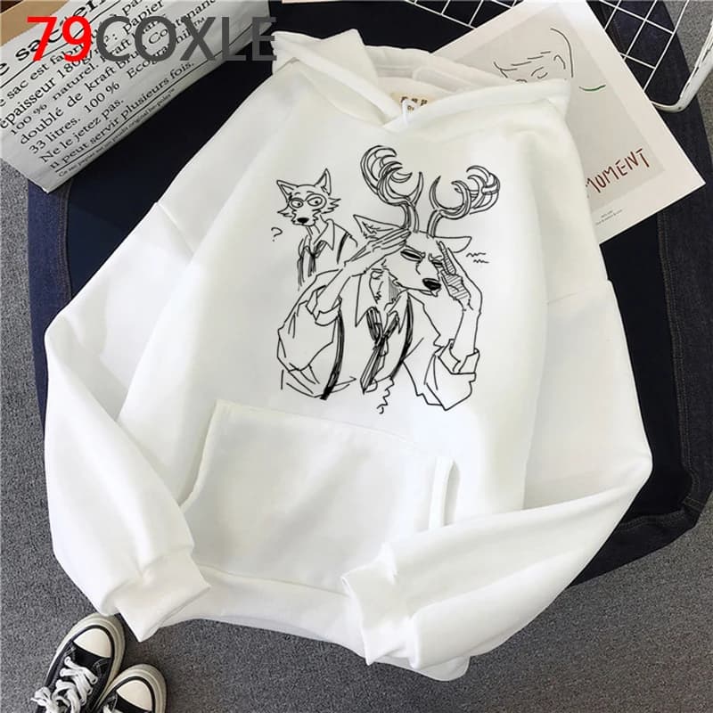 Beastars – sweat à capuche Legoshi pour homme, esthétique, graphique hip hop, Ulzzang, y2k, 2021