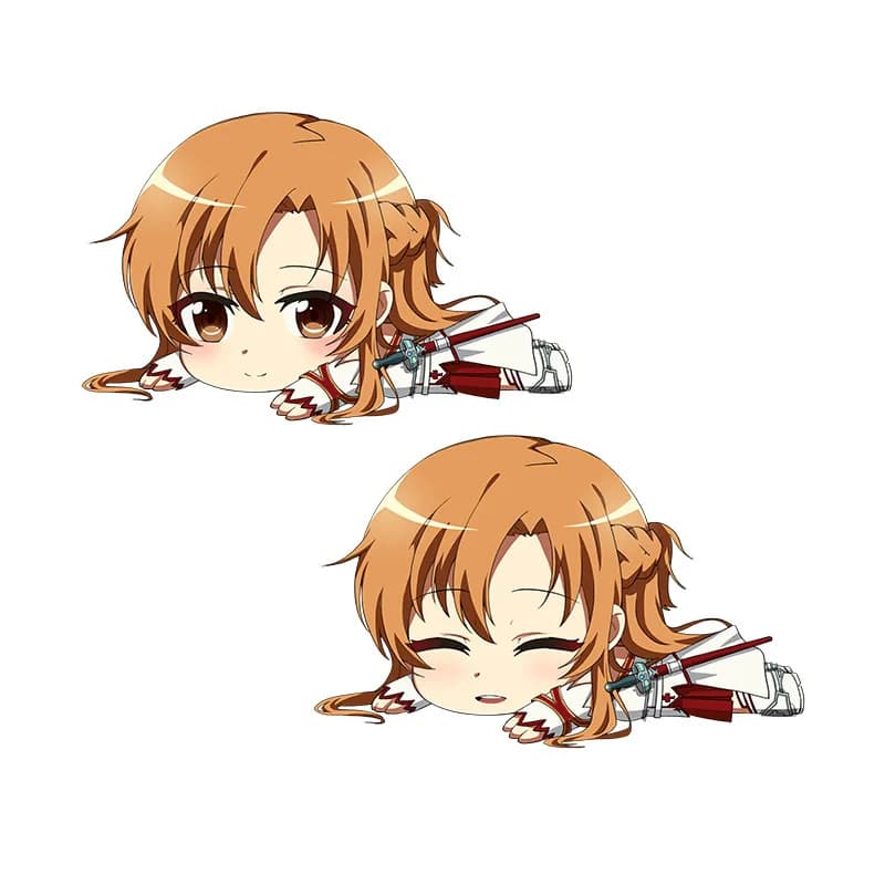 Dakimakura – oreiller Cosplay Asuna 50x40cm, dessin animé, poupée, Double face, épée imprimée, coussin décoratif en ligne