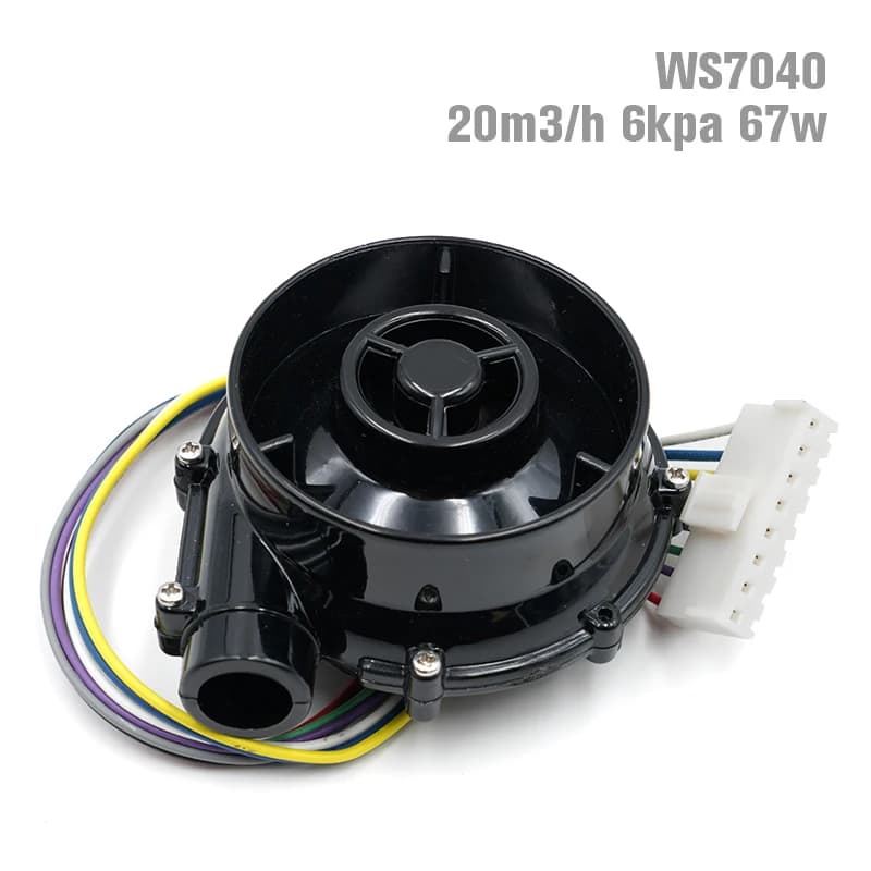 Ventilateur centrifuge CPAP, ventilateur souffleur 70 mm DC 12V 24V sans balais, ventilateur turbo, collecteur de poussière, souffleur centrifuge