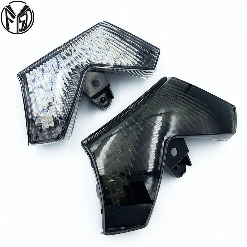 Signal de frein arrière intégré LED lumière fumée 2006-2015 Kawasaki Ninja ZX14 ZX14R ZX-14 ZX-14R ZX1400 ZZR1400 Moto lumière