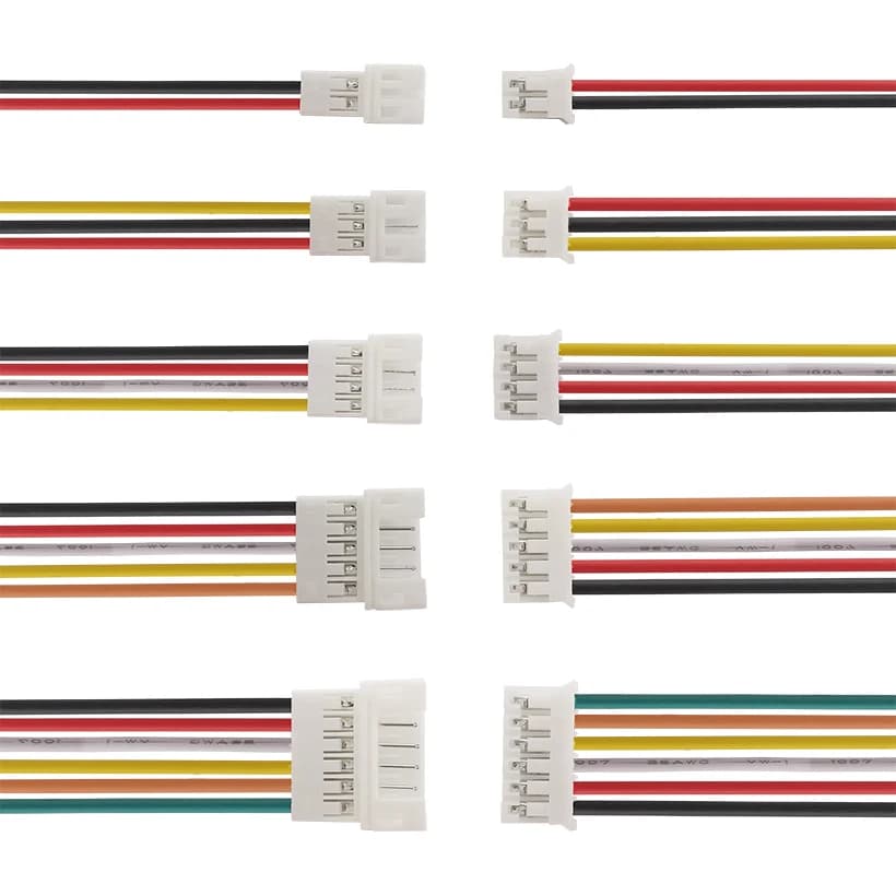 1/2/5 paires 26AWG Micro JST connecteur de fil JST-PH 2.0 2P 3P 4P 5P 6Pin prise mâle femelle connecteur câble JST PH 2.0 15CM fil