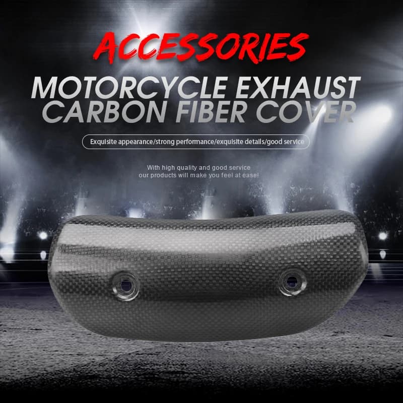 Protecteur d'échappement de moto en Fiber de carbone, bouclier thermique BMW S1000RR 10-20, couvercle de silencieux, connexion de tuyau central