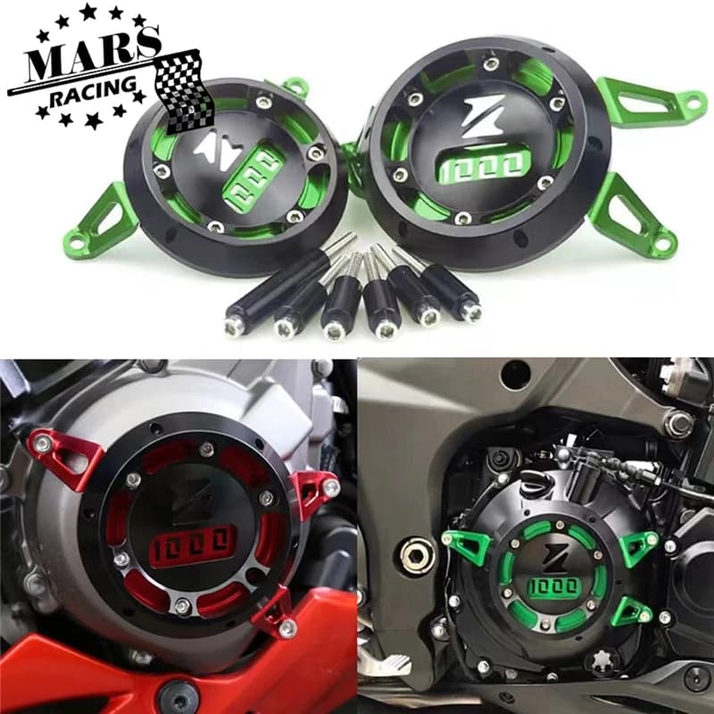 Couvercle de moteur de moto, boîtier de moteur, couvercle de Protection coulissant pour Kawasaki Z1000 Z1000sx Z1000R Z 1000 SX /R 2010 – 2020
