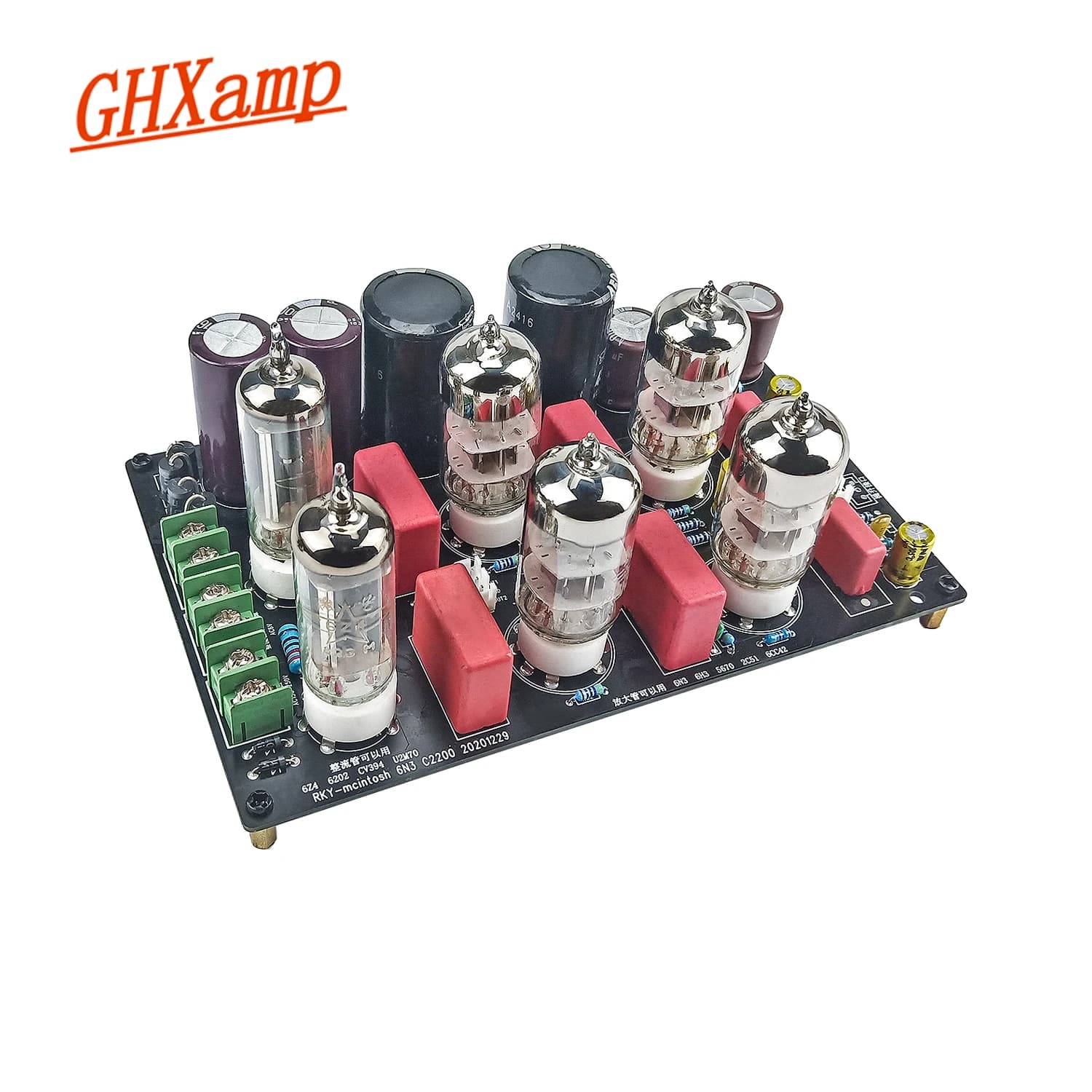 GHMedals-Préamplificateur à tube 6Z4 + 6N3, amplificateur à assujetHiFi, préampli Borad pour McIntosh C2200, conception de circuit, ampli audio domestique, 1PC