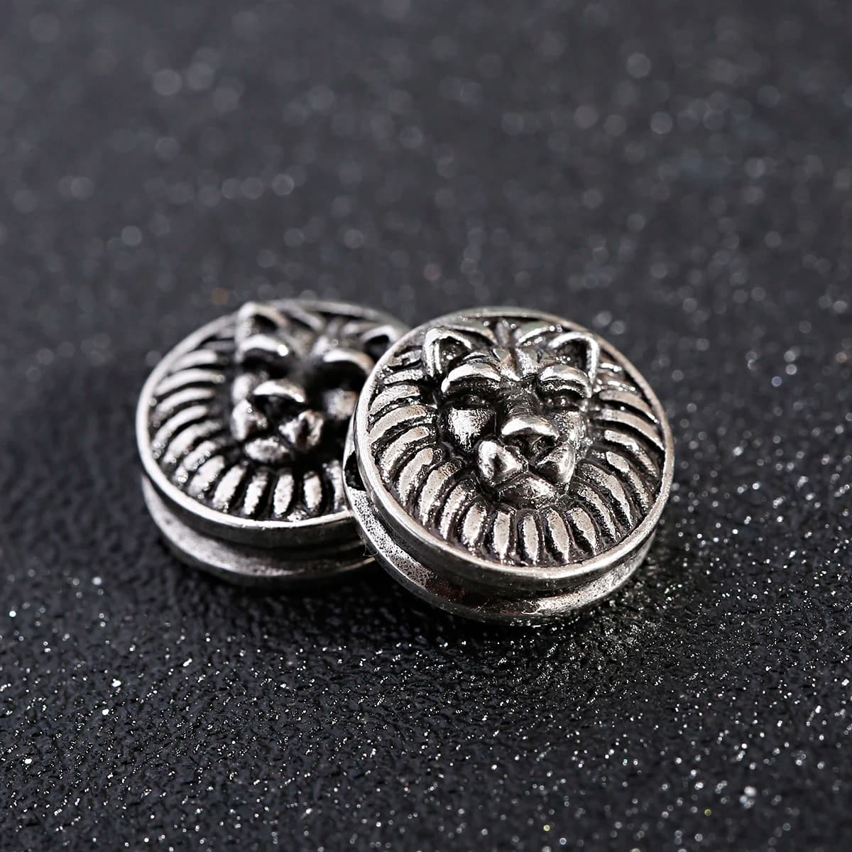 Perles de Lion antiques, brelobricolage artisanales pour la fabrication de bijoux, accessoires de Bracelet, perles d'espacement Punk, fournitures faites à la main pour la couture