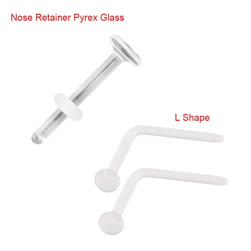 Boucles d'oreilles en verre Pyrex, 0.8-2.4mm, 1 pièce, bouchons d'oreilles, Tunnel, spirale, Cartilage conique, retenue de gaurose