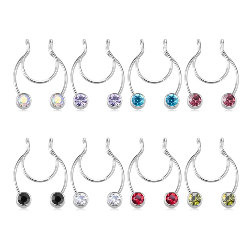 Faux Septum pour femmes, 1 pièce, anneau de nez, Clip, Faux Septum, Piercing Non percé, bijoux
