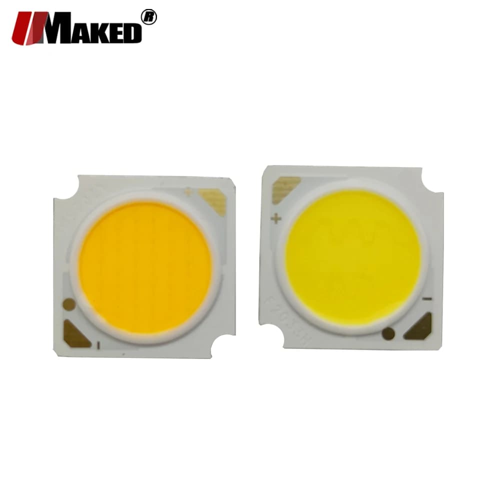 Source de lumière à puce Bridgelux LED COB, 20 pièces, 3W 5W 7W 12W 15W 18W CRI-92 9-58V 300mA 130lm/w