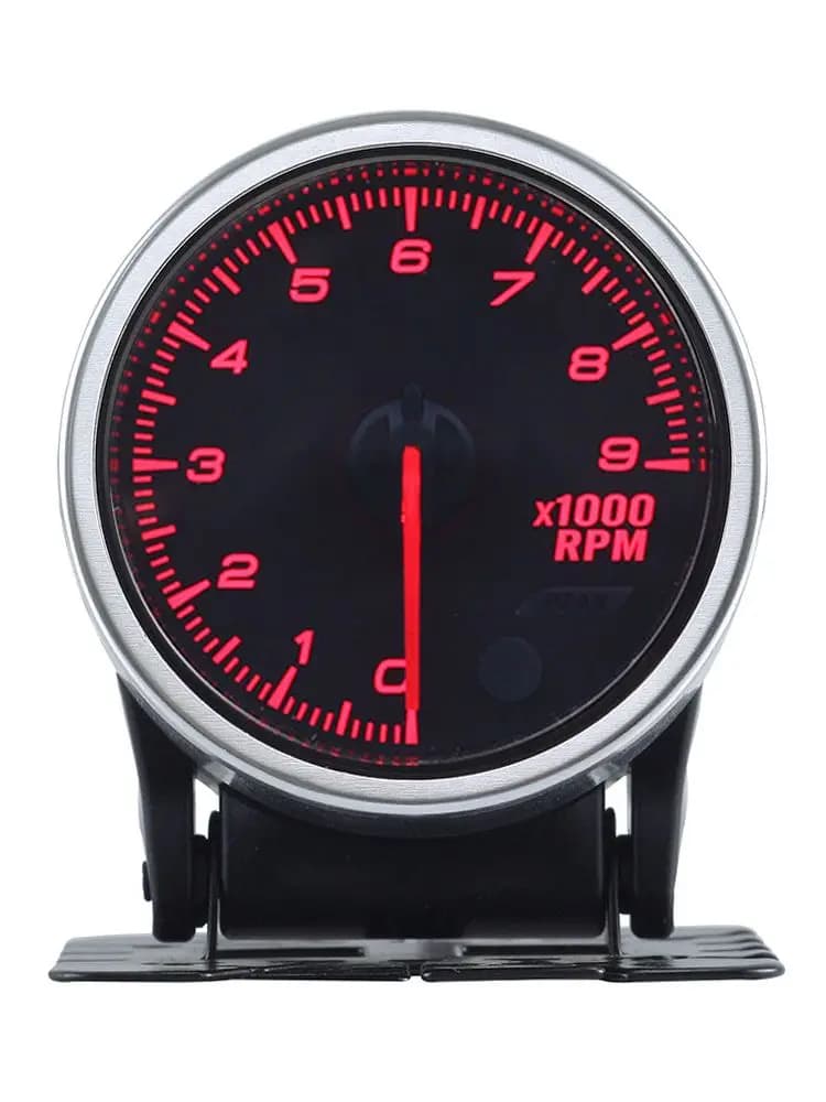 Compteur de température d'eau, de température d'huile, de pression d'huile, de régime moteur, de tachymètre, de pression de vide, de suralimentation et de température externe 52 mm avec capteurs