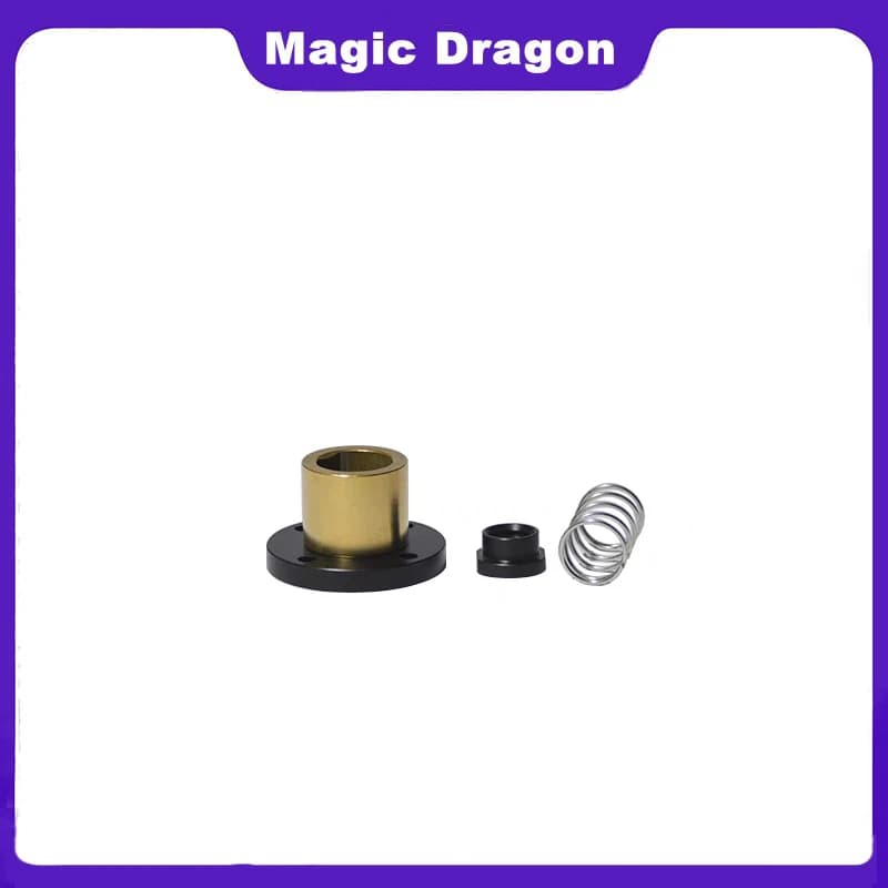 Magic Dragon-Écrou T12 pour Éliminer le Dégagement, Anti-jeu POM, Assemblage de Vis Éézoïdale, Pas 2mm, 3mm, Plomb 4mm, 8mm, 10mm, 12mm, 14mm