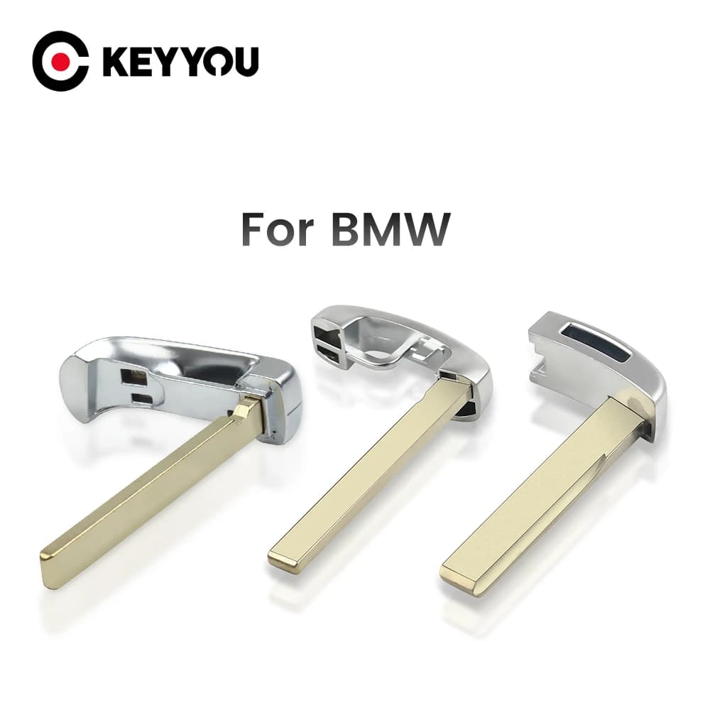KEYYOU – clé télécommande intelligente de remplacement, lame non coupée, pour BMW MiNi série 3 5 6 7 X5 X6, nouvelle série 5 7