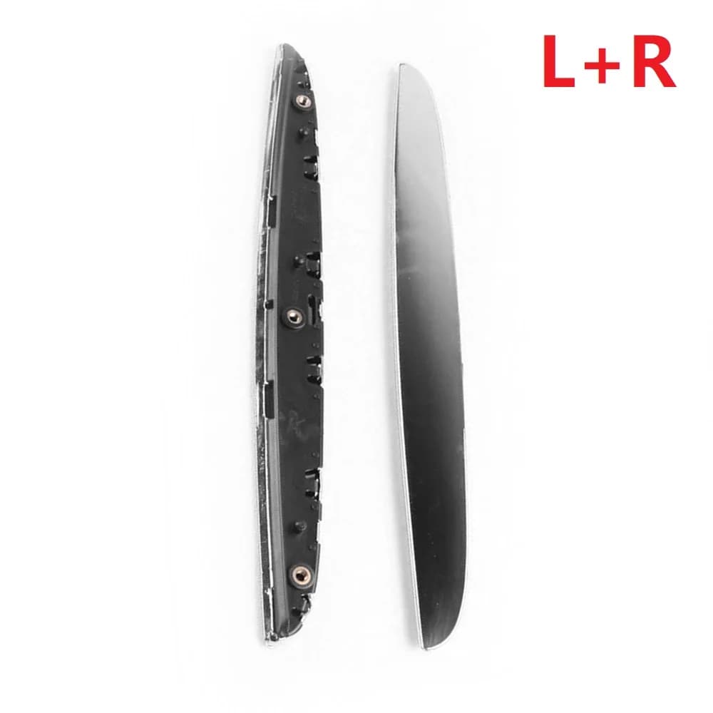 Garnitures chromées pour capot de voiture droit, au-dessus de la calandre, BMW E90, E91, 325i, 330i, 328i, 06-08, 51137117241 et 51137117242, 2 pièces