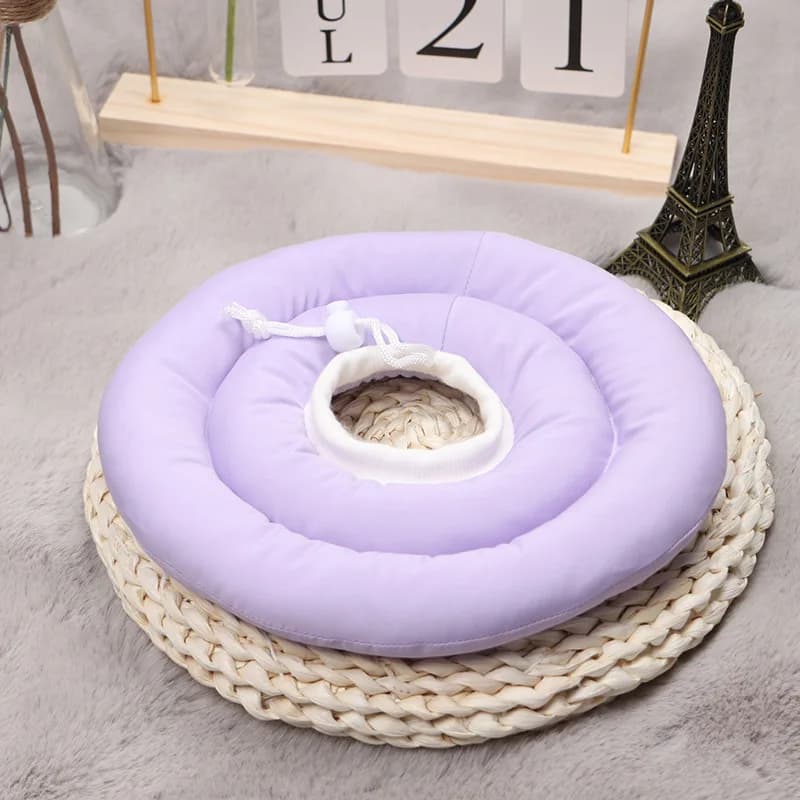 Collier élisabéthain imperméable pour animaux de compagnie, anneau souple pour chat, chien, guérison des plaies, anti-rayures, anti-léchage, couvre-chef, collier pour chat, cercle de honte