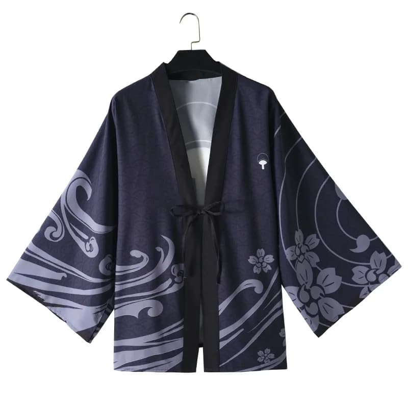 Nouveau Anime Hokage Konoha Kakashi Madara Sasuke Cosplay Costumes Kimono Uchiha symbole cape Haori adulte enfants veste Cardigan manteau